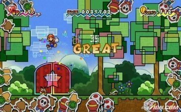 Imagem do jogo Super Paper Mario Para Nintendo Wii